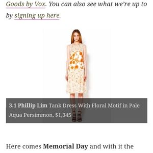 Phillip lim 3.1 dress size 4